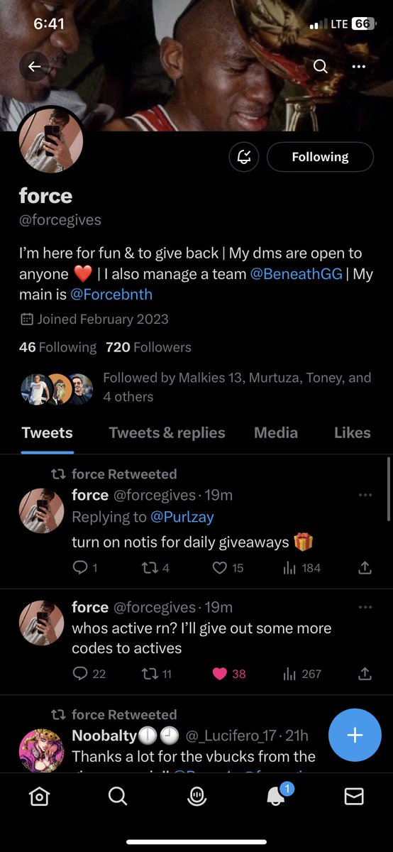 ataweriesc's tweet photo. @Purlzay @xamerokk @forcegives Done✅🔔. https://t.co/NvfMCSnAnF