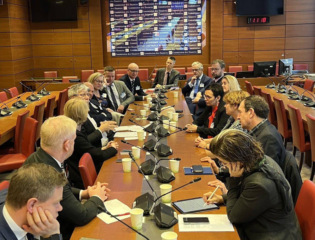This week the budget committe of the Icelandic parliament <a href="/Althingi/">Alþingi</a> 🇮🇸 is in Paris for meetings with <a href="/OECD/">OECD ➡️ Better Policies for Better Lives</a> and <a href="/AssembleeNat/">Assemblée nationale</a> 🇫🇷. Meaningful exchanges of ideas and discussion on current affairs. Merci à la <a href="/AN_Finances/">Commission des finances</a> et le groupe d´amitié 🇫🇷-🇮🇸 pour l'accueil chaleureux.