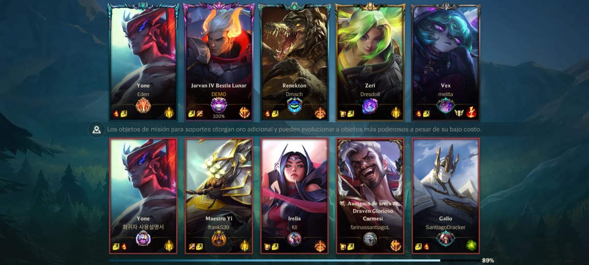 -Hoy será un gran día para rankear, seguro han balanceado el emparejamiento.

-El emparejamiento: