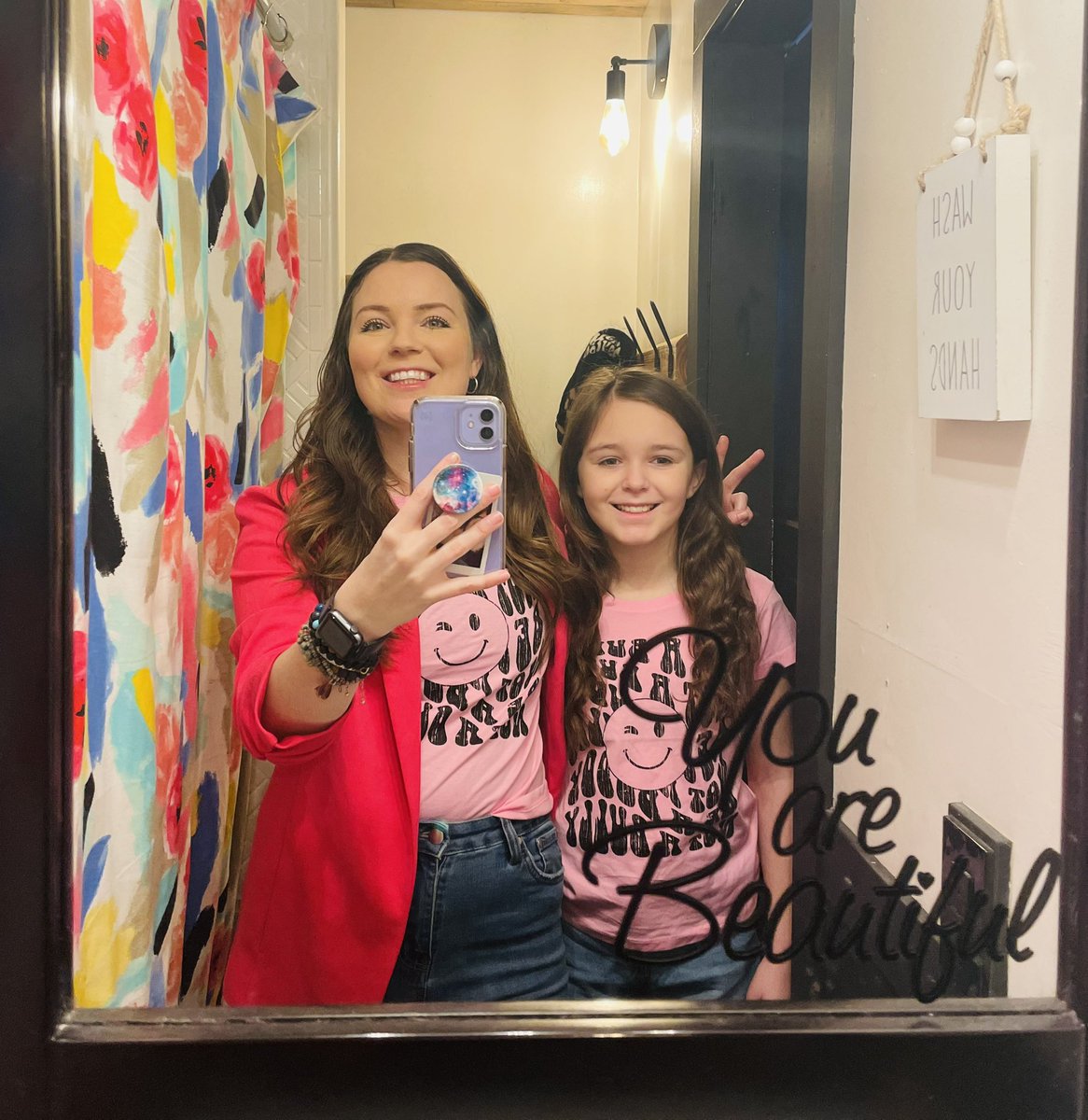 On Wednesdays we wear pink! 👚#beabuddynotabully #pinkshirtday