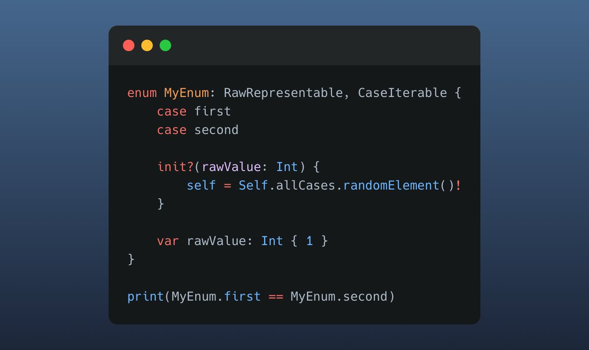 aarabianprincee's tweet photo. 🍏Another day – another iOS interview question

Complexity: 🔴🔴🟢🟢🟢

Q: What's going to be printed as a result of given code and why?

Short explaining thread🧵👇 https://t.co/QR8hR9YO0Z