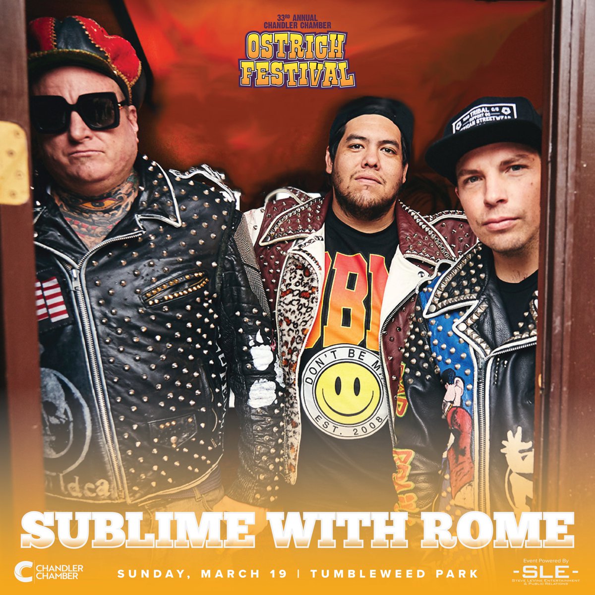 Straight from LBC please give a warm welcome to… <a href="/sublimewithrome/">Sublime with Rome</a> our headlining act for Sunday, March 19! 

With fan-favorite hits such as “Wrong Way”, “Santeria”, “Badfish”, “What I Got” and many more, the band's concerts are pure sing-along enjoyment from beginning to end.