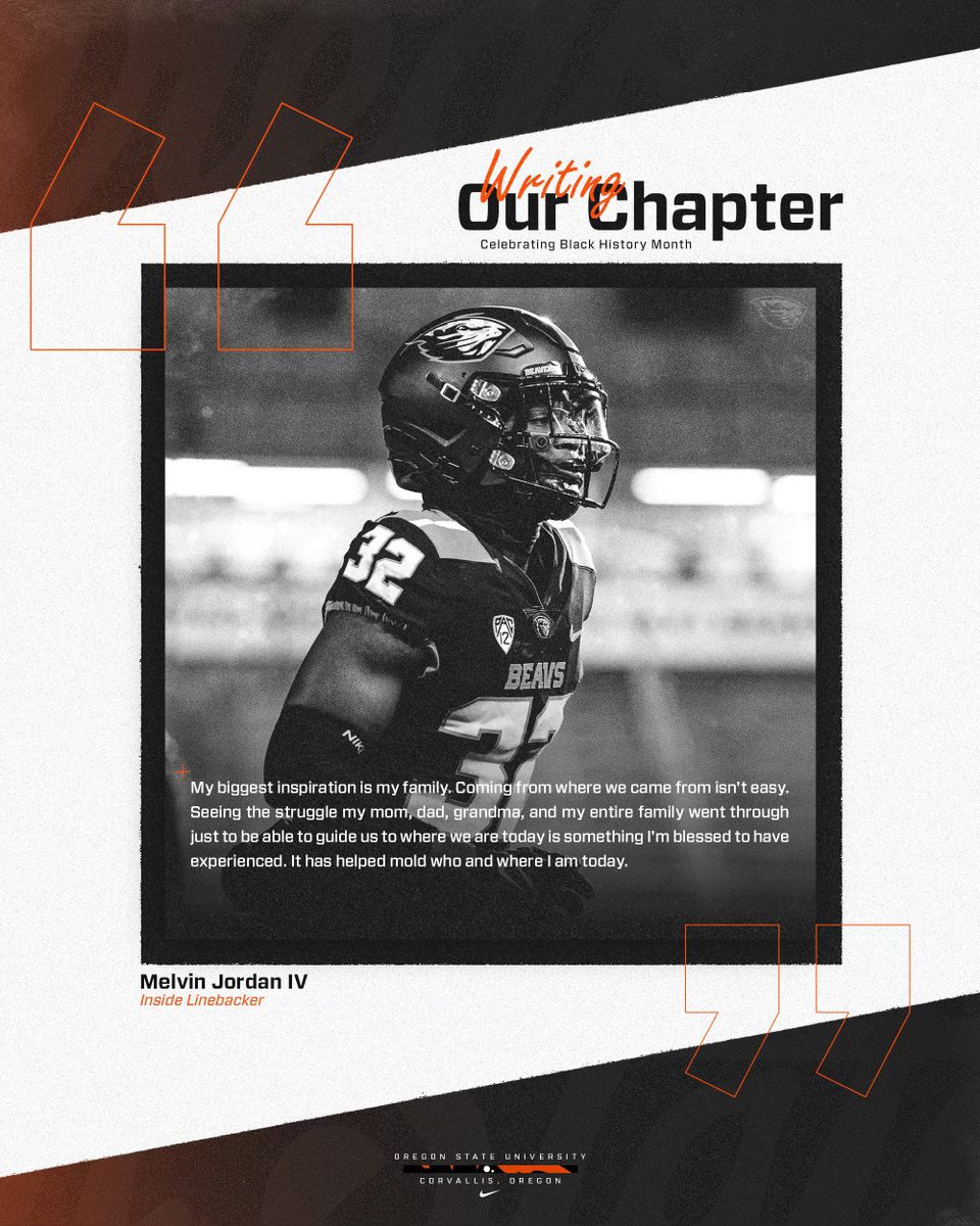 Melvin Jordan IV on Twitter "If you see less, I’m doing more gobeavs🧡🖤"