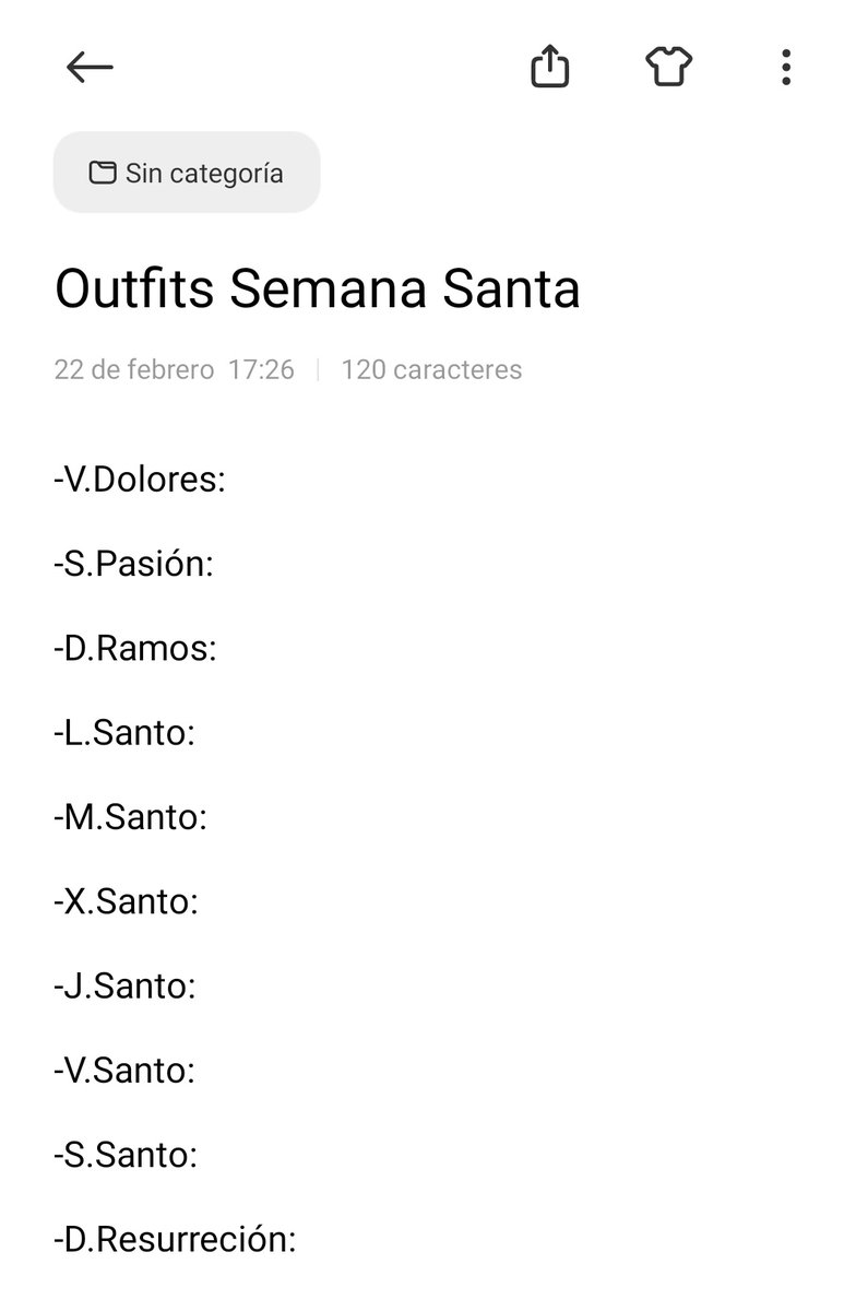 Ya es hora de ir haciéndolos