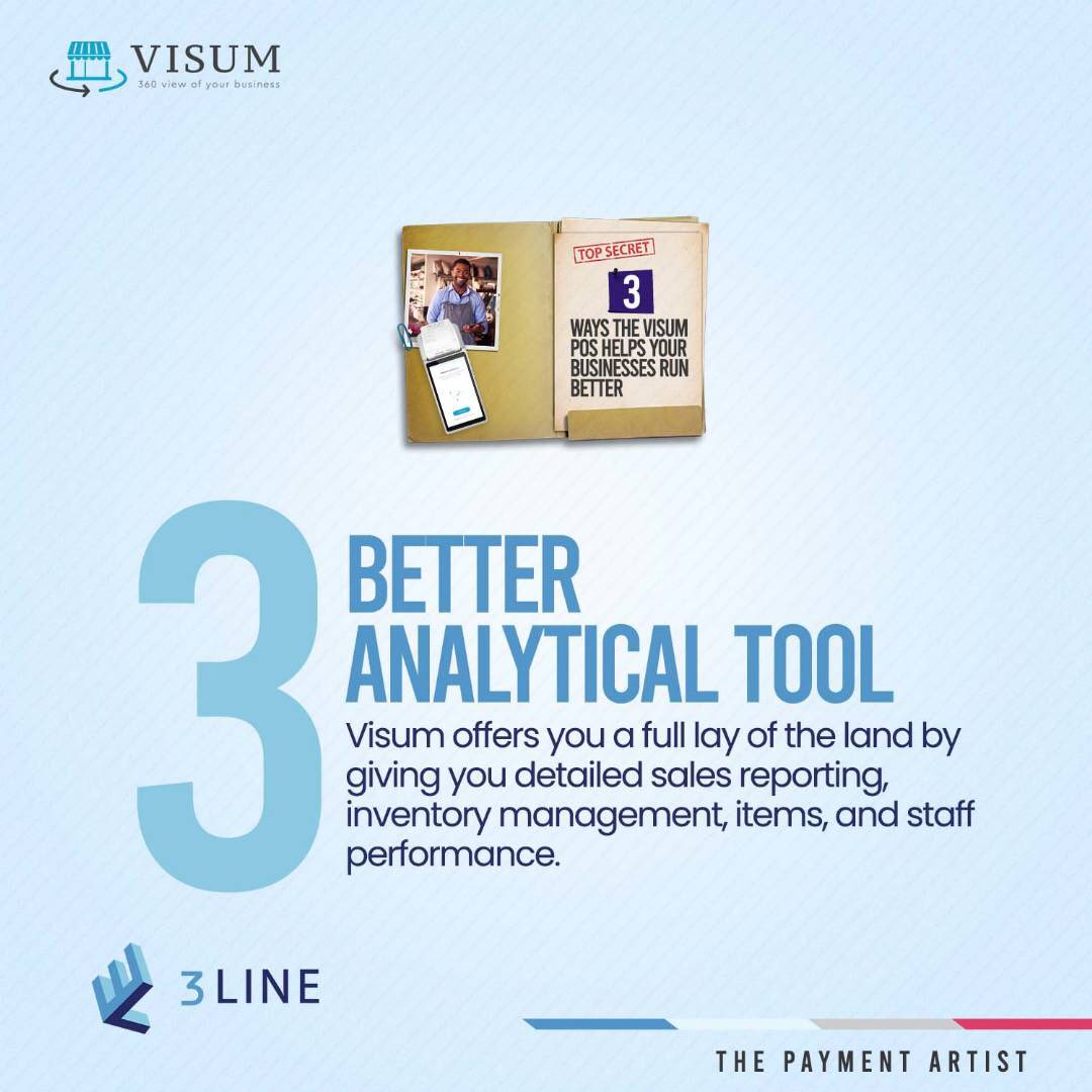 3lineng's tweet image. Visit the link today to learn how you can get a Visum POS to automate your business procedures!

#3line #visum #retailmanagementsoftware #retailpaymentsolution