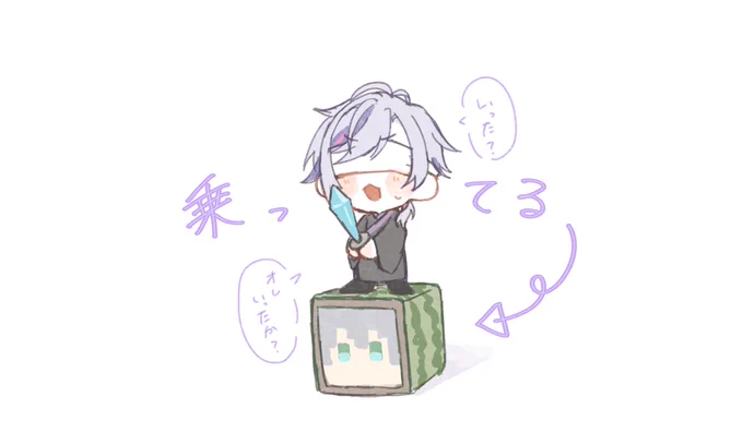#絵スコート 
マイクラ配信ありがとうございました😭🙏✨ 