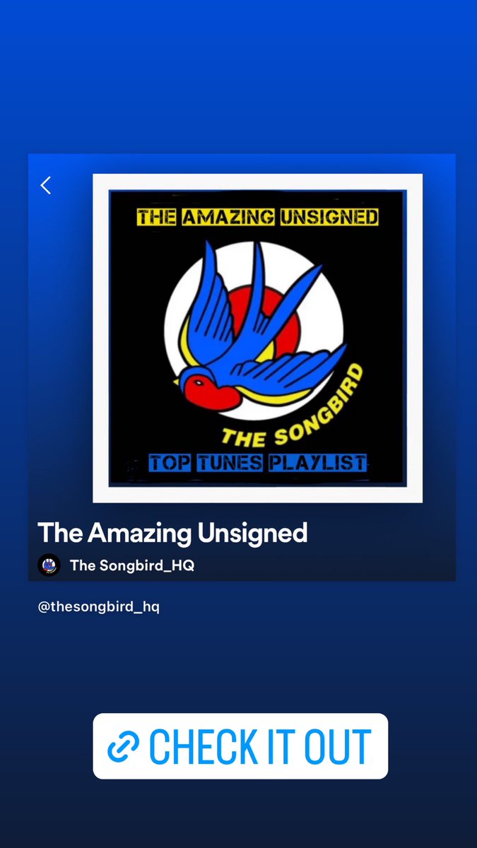 Following ydays post we’ve created ‘The Amazing Unsigned’ Playlist already nearly 8hrs long… please support and share the love of the grassroots scene and let us know if anyone else who deserves to be included 💚

open.spotify.com/user/i6073du2a…