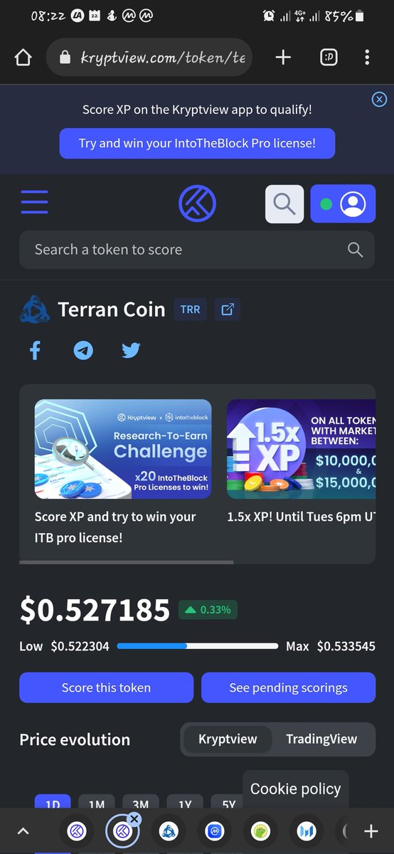 Donchrispy's tweet photo. I scored the @terrancoin on the @theKryptview app today and discovered that @terrancoin is an efficient and accessible NFT minting platform and marketplace for all users.
@theKryptview #Kryptview #DYOR #Research2Earn @terrancoin #TerranChain #Terrancoin #Terran #TRR https://t.co/E3nWvvKws3