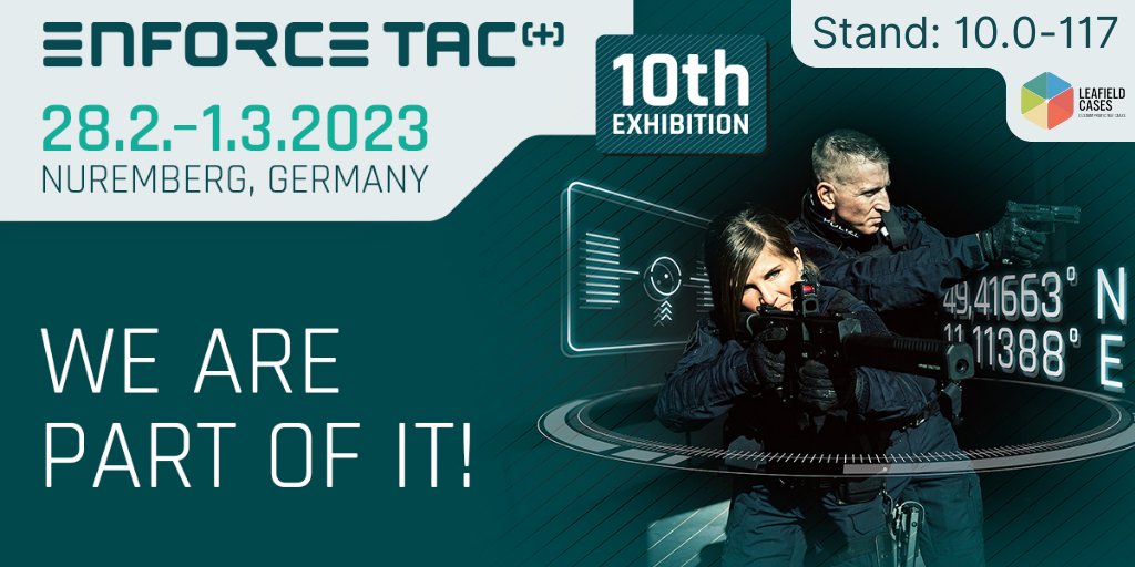 _leafieldcases's tweet photo. Less than a week to go until we are exhibiting at the 10th exhibition of Enforce Tac 2023!
Find us at in Hall 10, Stand 10.0-117 where we will be showing some of our NEW sizes! π
#enforcetac #nuernbergmesse #AegisCases #defence #rotomoulding #customcases #IP67 https://t.co/5QJuJLrm3I