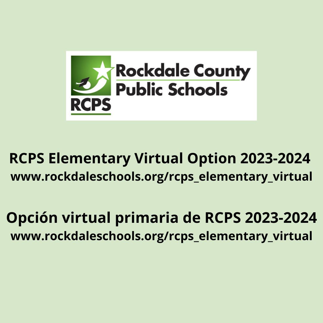 The RCPS Elementary Virtual Application 2023-2024 is now open in Infinite Campus Parent Portal in the Documents tab; will close 02/23/23. Only accepting students in grades 1-5. Parents must apply for each student, including those currently in the program. rockdaleschools.org/rcps_elementar…
