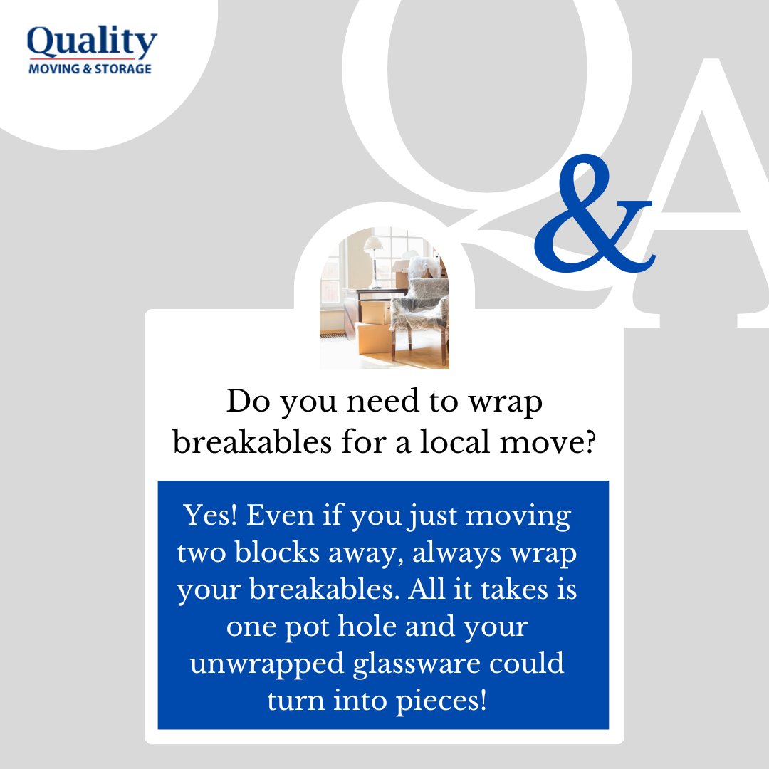 QualityMovingNY's tweet image. A lot of people think that a local move means less packing -- not necessarily! #QualityBrawn #MovingFAQ