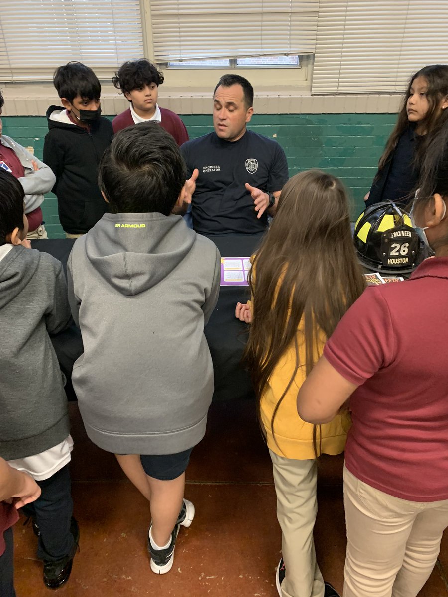 Career Day at Briscoe Elementary.