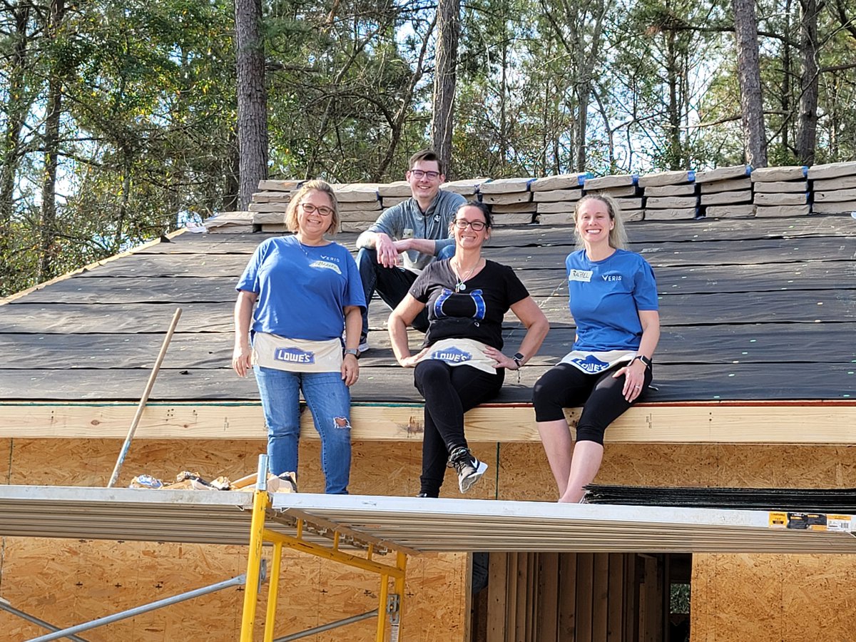 VerisCPA's tweet photo. We traded in calculators for tool belts to spend a day w/ @DorchesterH4H building a house for a deserving family. We left with a full heart knowing this family is one step closer to having a home of their own. Such a great way to support our community.
#ProactiveCPA #GiveBack https://t.co/EzlHnTSpXs