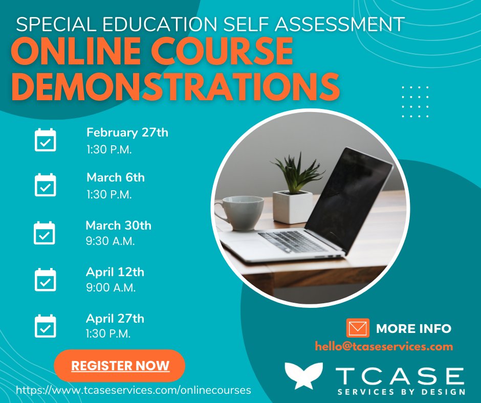 TCASEservices's tweet image. We can train you and your team in all 23 required compliance/strategy areas. Join us at a demonstration below to see how we can help! tcaseservices.com/onlinecourses