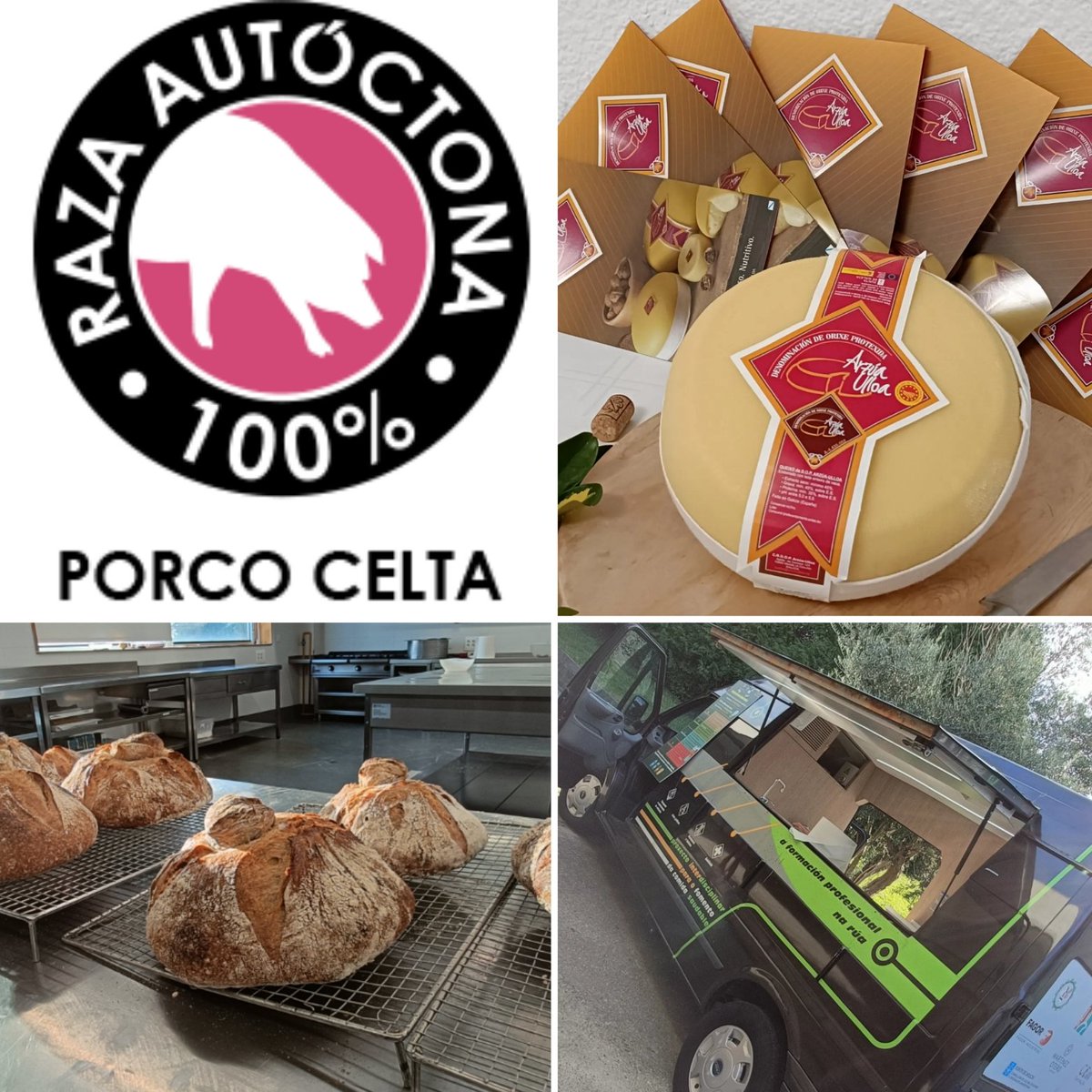 profesorFP's tweet photo. O equipo de alumnado responsable do exercicio de "comida na rúa" do venres acaba de enviarme a oferta gastronómica:
➡️ Zorza de porco celta e Queixo Arzúa-Ulloa DOP
➡️ Xamón de porco celta asado
➡️Arepas de carne
➡️ Filloas vexetais
➡️ Café de pota e froita de agasallo
#PonteVan https://t.co/EnZvZ0Foy5