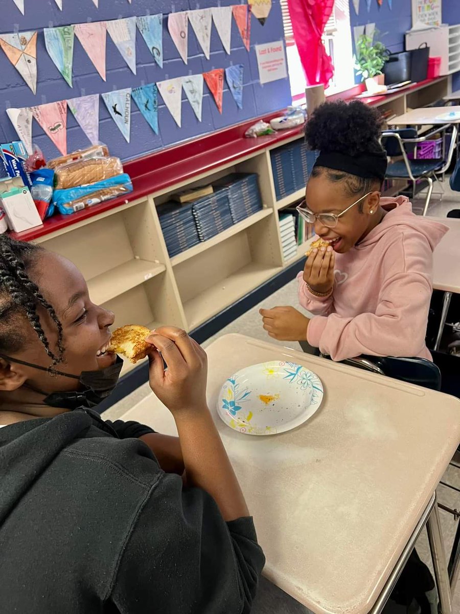 Students in Mrs. Brewer's Career Prep and Life Skills course have been exploring Home Ec this semester. Yesterday, they had hands-on cooking experience making delicious grilled cheese sandwiches!