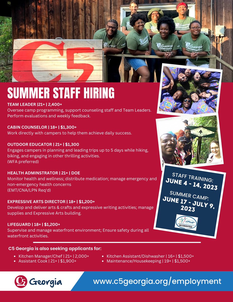 It’s that time of year! If you know someone who could truly add to our organization, send them our way. #CampIsCalling #LinkInBio