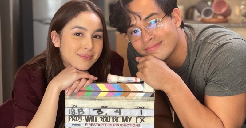 FashionPulis's tweet photo. Insta Scoop: Diego Loyzaga, Julia Barretto Start Shooting for Project