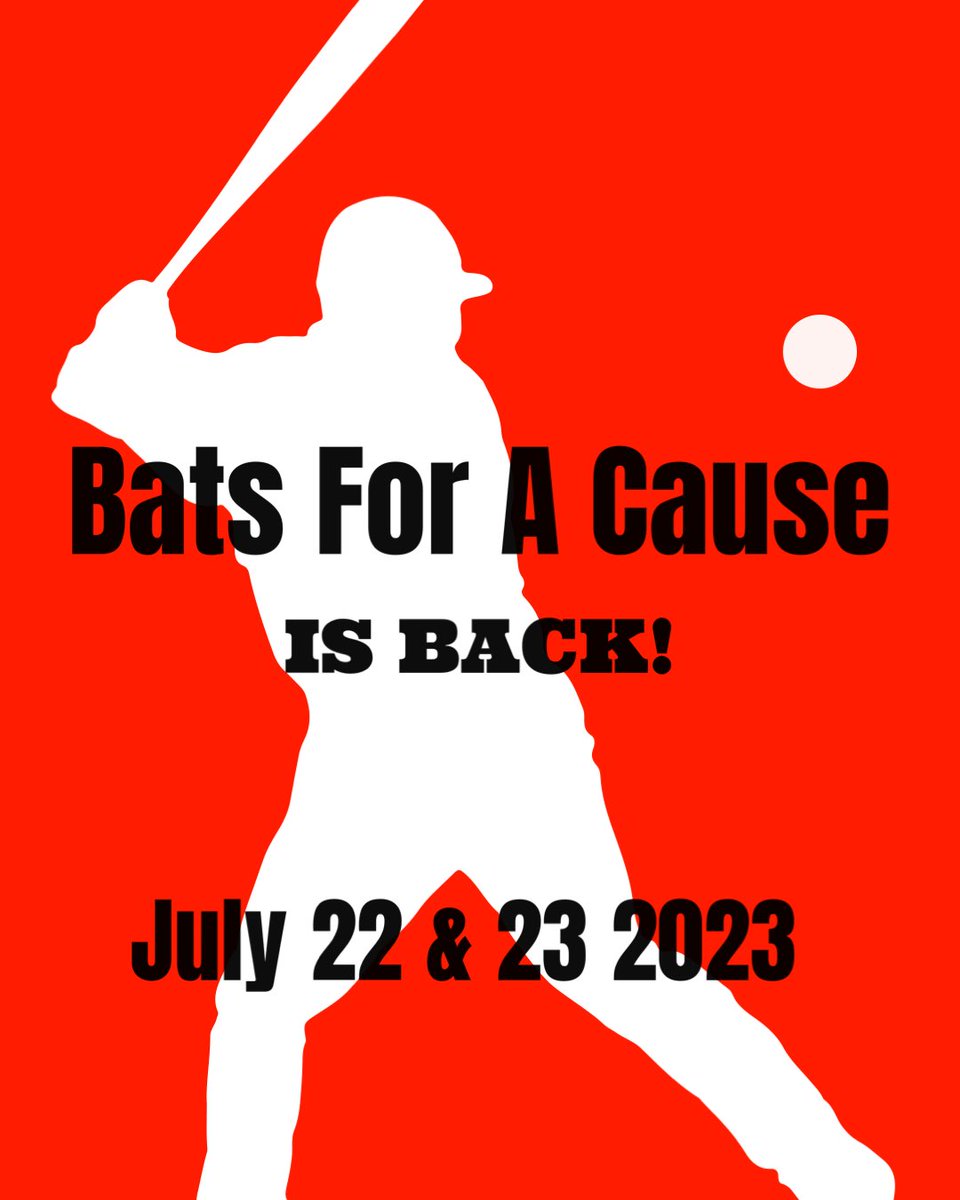 Bats for a Cause is back for another year. July 22&amp;23 in Kelowna. Registration is now open!

Help us reach the $1 million dollar goal for funds raised!

Register your team below 👇🏻 

fundraise.bcchf.ca/event/batsfora…