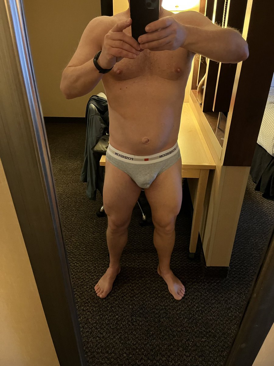 MenoffJack's tweet photo. @underwearshare Enjoying the comfort of my new #Poseiden briefs. Happy Hump Day! https://t.co/pTh7PN7XTy