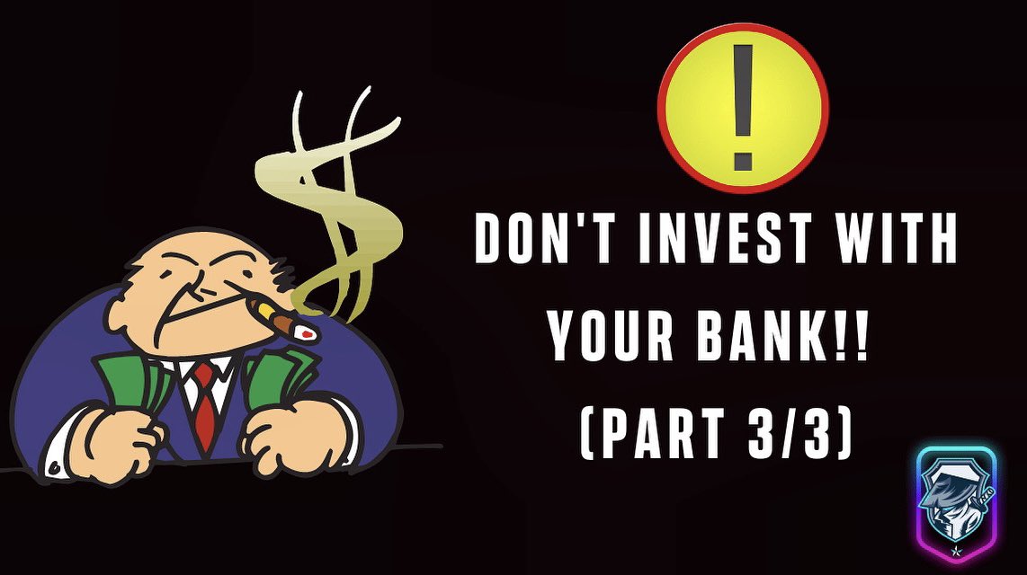 🛑STOP!

If you are thinking about investing with your Banking, STOP. Think again!

There are a multitude of reasons why you shouldn’t. 

Read it here on the latest Growth Ninja Newsletter - ‘Don’t Invest with your Bank’ - growthmindset.beehiiv.com/p/dont-invest-…

#banks #investing #finance