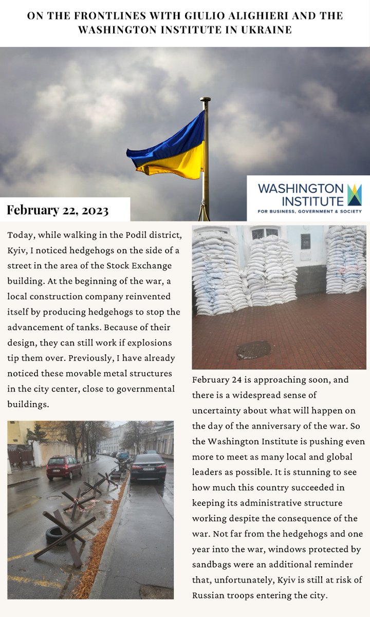 Please check out the Institute's Fellow, Dr. Giulio Alighieri's log on his experience in #Podil district, #Kyiv observing the security measures the Ukrainian government has been enforcing throughout the city.

#business #government #society #ukrainerussiawar
