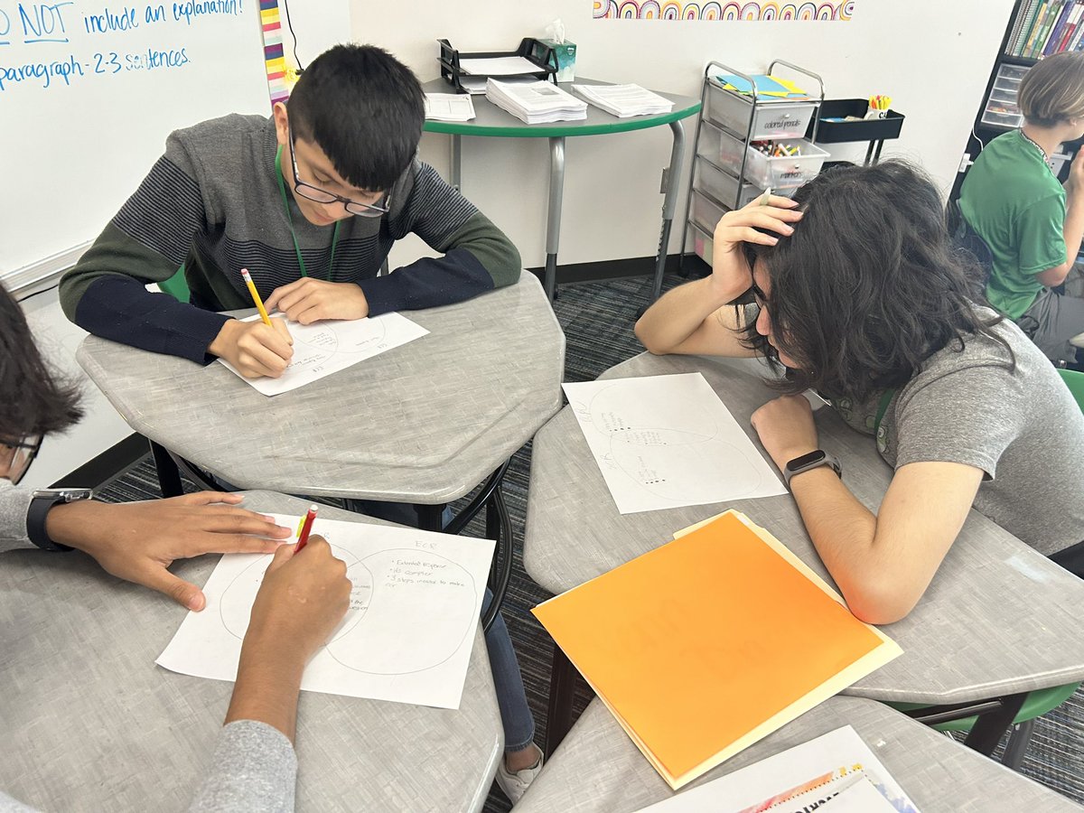 mrserinholt's tweet photo. Great small groups and student discourse happening in our @HofiusKISD 8th grade ELA classes today 🌟 @AriannaKlitsas @MrsJonesHofius https://t.co/juFYD7jVh9
