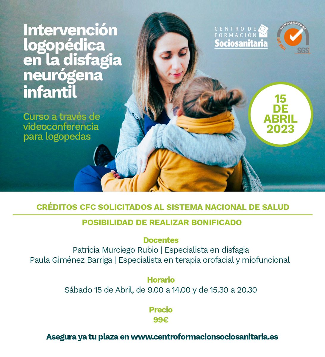 ¡Compañeros/as logopedas! ¡Nuevo curso por videollamada con grandes profesionales y créditos CFC solicitados!

lnkd.in/dBJWyhVW