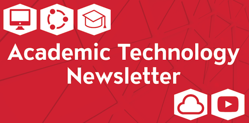 CSUNAcadTech's tweet image. Sign-up for our monthly newsletter and stay up-to-date on all of the projects, training, and resources in Academic Technology!  csun.edu/it/academic-te…