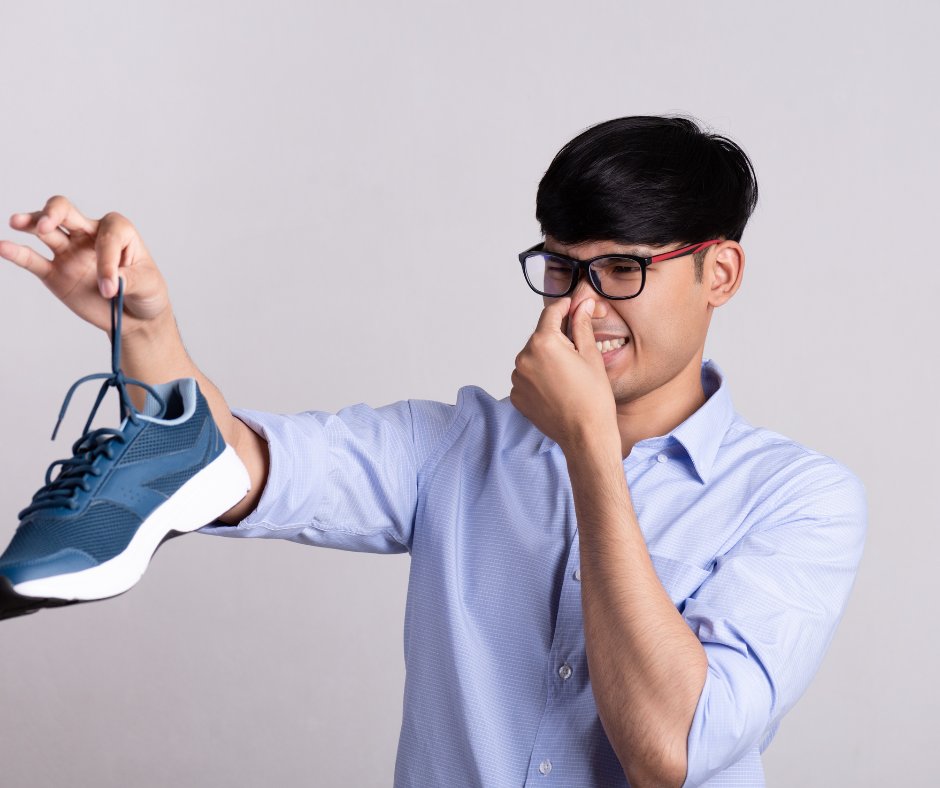 FootCarrollton's tweet photo. Stinky shoes? We know all about them! Give us a call today to learn more about how Carrollton Foot Center can help you! https://t.co/3DAVUdu1uA https://t.co/QiuSdurOMH