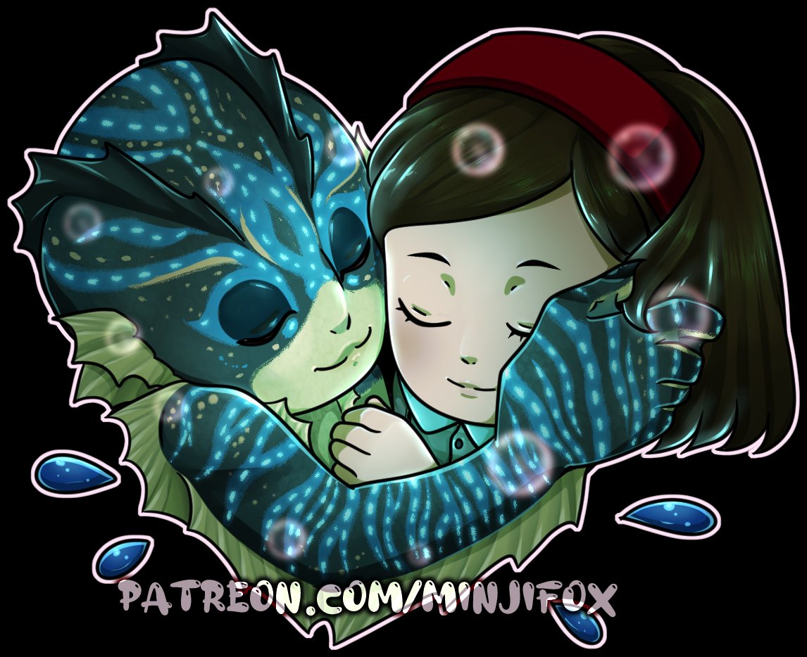 Month of Romance Day 22 Elisa and The Asset from Shape of Water #shapeofwater #GuillermodelToro