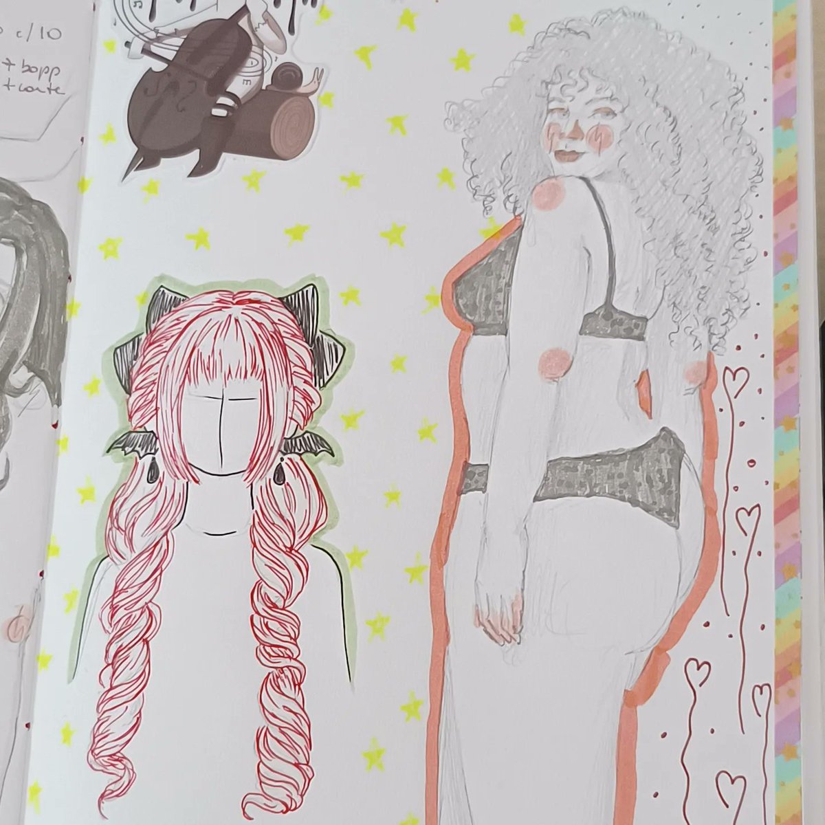 maribrusetti's tweet photo. @Lovegameplayz Eu sou a Mari, sou bem ruim de usar o twitter então fico mais no instagram @colorsofmari por la. Desenho mulheres e retratos, mas também faço tirinhas e arte de jogos ❤️ https://t.co/QHlXl6wUUa