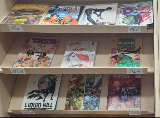 ComicsExile's tweet photo. It's New Comic Book Day!
Pick up yours at Exile Comics today
#ExileComicsNY #Bronx #NYC #comics #NewComicBookDay #NCBD #MottHaven #Marvel #GreatCleric #BlackCloak #Godfell #Gargoyles #GrimmFairyTales #LiquidKill #MMPRTMNT #Deadpool #SpiderMan #SheHulk #BetsyBraddockCaptainBritain https://t.co/hkiue8wM0u