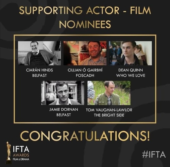 Throwback one year (22/02/2022) when @Belfastmovie received 10 IFTA Film & Drama Award nominations, including a Best Supporting Actor nomination for Jamie for his role of PA.
#JamieDornan #BelfastMovie #IFTAAwards
