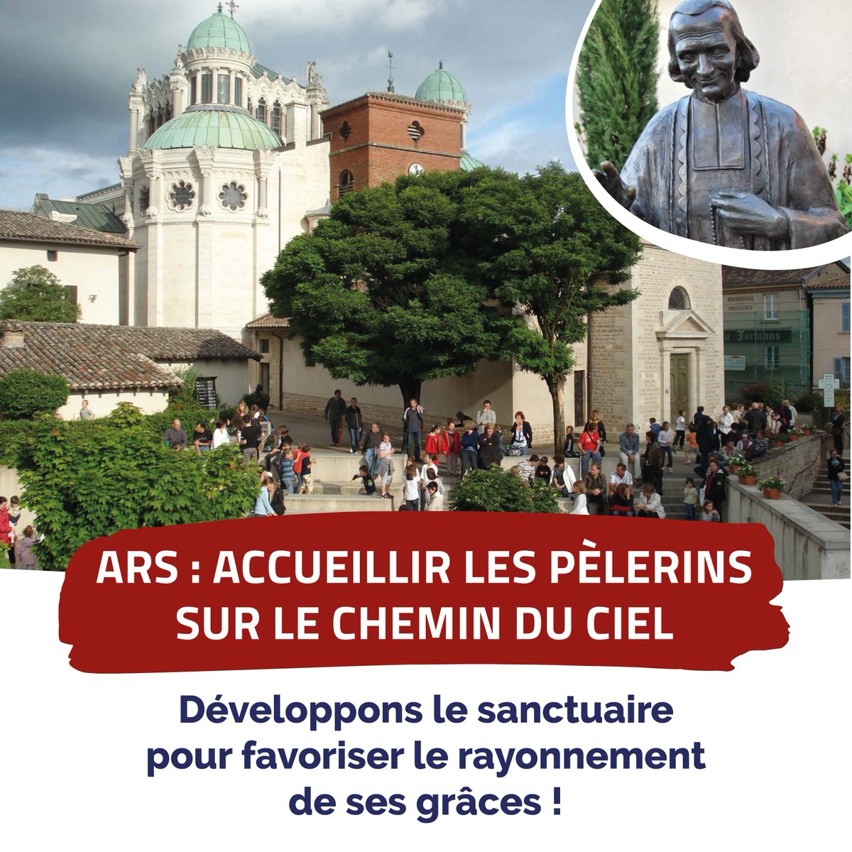 Sanctuaire d'Ars : Accueillir les pèlerins sur le chemin du Ciel ! 🔥

Pour rénover les plus anciens bâtiments du sanctuaire ! Aidons les équipes d'Ars à offrir à chaque pèlerin les conditions matérielles pour mieux s'ouvrir aux grâces d'Ars ! 💪

credofunding.fr/fr/ars-abri-du…

#ars