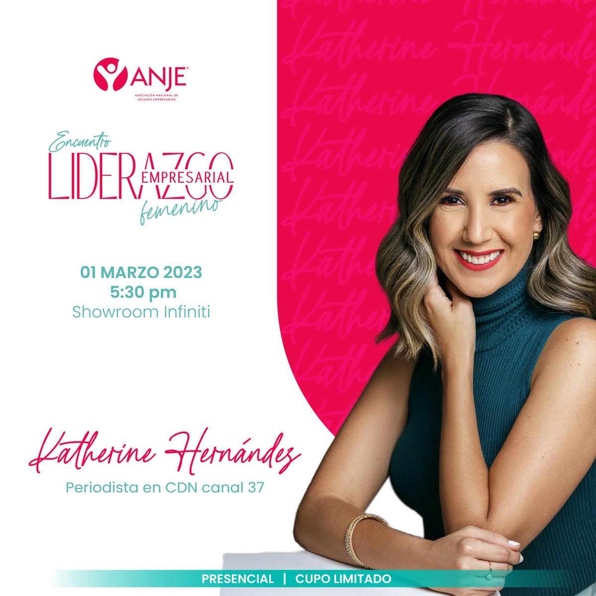 ANJE_RD's tweet photo. #SiendoHonestos el “Encuentro Liderazgo Empresarial Femenino 2023” nos tiene MUUUY emocionados 🤩🥳
La periodista @kathernandez ha aceptado acompañarnos y compartir su visión de cómo influencian los medios al posicionamiento de la mujer empresaria.
#ANJERD https://t.co/W3iiTpzA9j