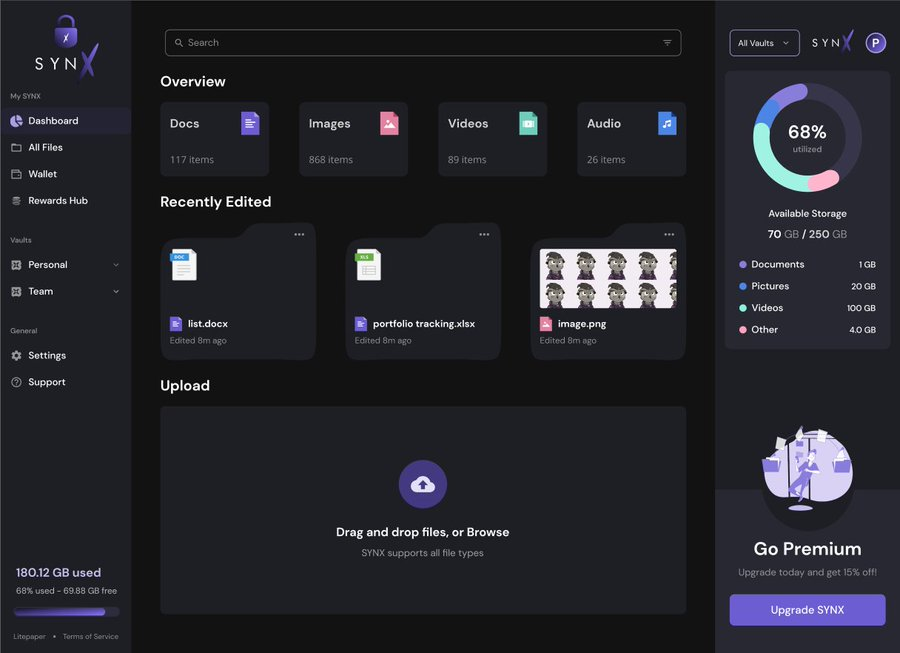 builder_dino's tweet photo. Now @blxckout_nft founders developing SYNX app for mobile and desktop. 
SYNX - the web3 storage solution. Its you own your data, only access via seed phrase. Powered by shadow drive &amp; solana. You can read more in @synx_xyz 
#JoinBlxckoutNFT https://t.co/JkoEqJdO8Y