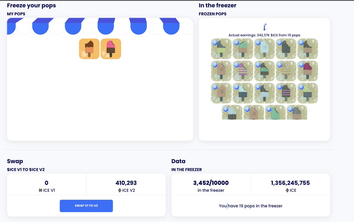 axopoa's tweet image. Get your $ICE ready