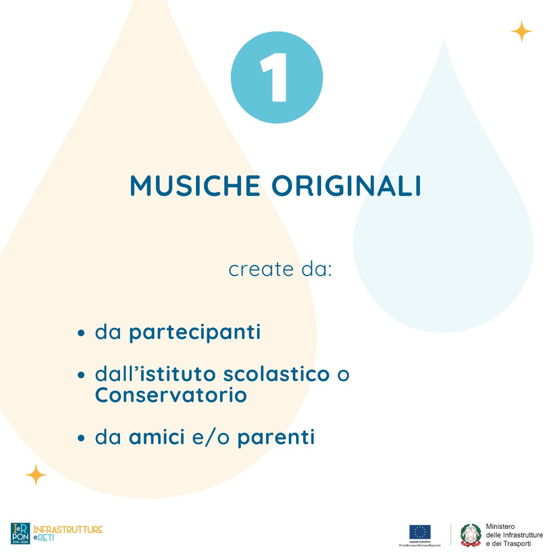 ponir_14_20's tweet photo. ❓Dubbi sulla scelta della #musica da inserire nel tuo video?
No problem, ci siamo noi a risponderti 💡
💧 Scopri di più sul #contest creativo "#Acqua, una risorsa da proteggere" ➡️ https://t.co/8p0wjGcwUx
#ponir #poninfrastrutture #concorso #acqua https://t.co/K8NFlUc83V