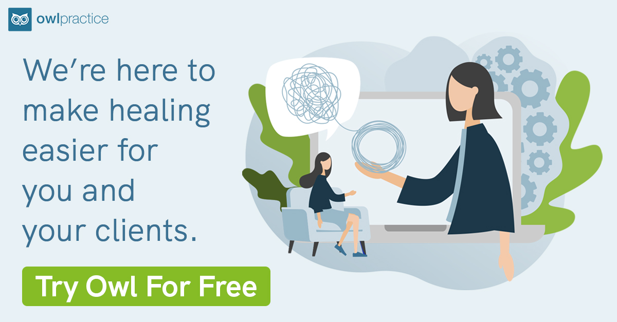 owlpractice_us's tweet photo. Owl Practice is the most affordable practice management solution available, with robust features, such as:

✉️ Secure Messaging
💻 Online Video Therapy
🗓️ Appointment Scheduling
📊 Practice Dashboard 
➕ Much more!

Start your free trial today: https://t.co/vqWXztGzLn https://t.co/gGO2uLKxV3