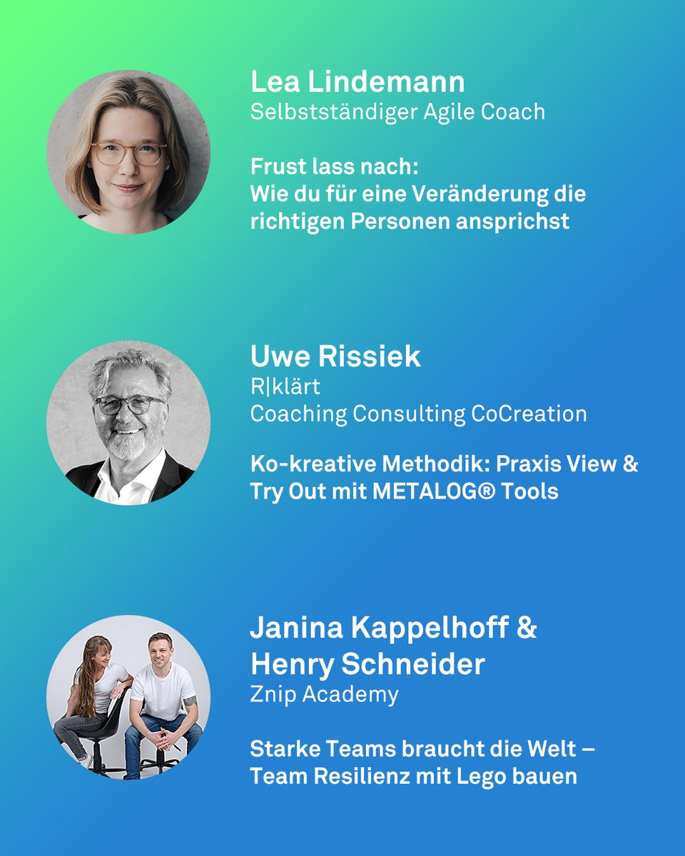 MIND.SET (@mindsetmeetup) on Twitter photo Wir freuen uns, die ersten drei Beiträge bekanntzugeben🥳
Am 5. Mai begrüßen wir Lea Lindemann, Uwe Rissiek sowie Janina Kappelhoff & Henry Schneider mit spannenden Workshops im Kontext #Agilität. Alle Inhalte gibt es hier:
➡ msg-david.de/mindset-meetup…
<a href="/LaAgilista/">Lea Lindemann</a>
#stayagile Wir freuen uns, die ersten drei Beiträge bekanntzugeben🥳
Am 5. Mai begrüßen wir Lea Lindemann, Uwe Rissiek sowie Janina Kappelhoff & Henry Schneider mit spannenden Workshops im Kontext #Agilität. Alle Inhalte gibt es hier:
➡ msg-david.de/mindset-meetup…
<a href="/LaAgilista/">Lea Lindemann</a>
#stayagile