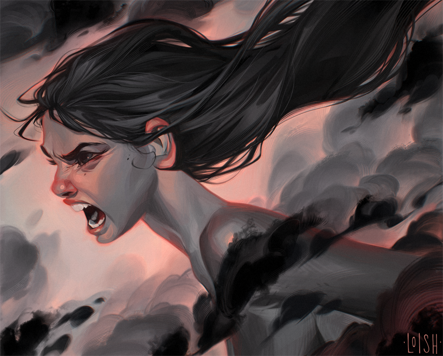 「rage art 」|Loishのイラスト