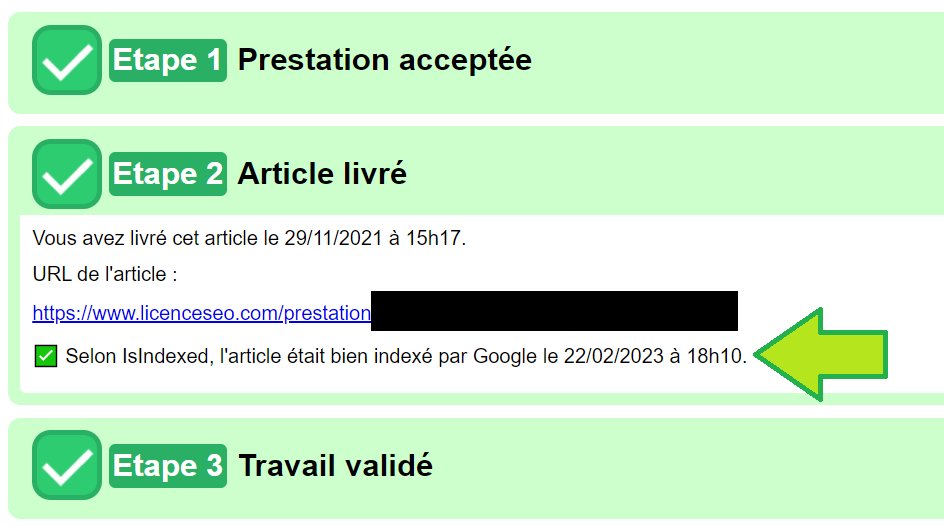 BulldozNet's tweet image. J&apos;avance sur la vérification de l&apos;indexation des articles sponsorisés (via @isindexed) 🔍
Ce devrait être disponible pour tout le monde sur Bulldoz dans quelques semaines 🙂
#netlinking #seo