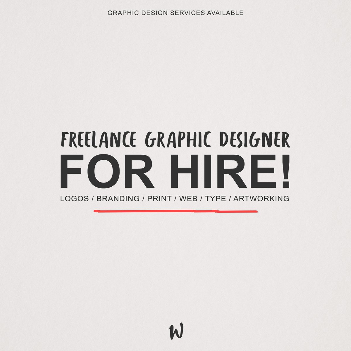 It's official, I am a freelance Graphic Designer -
You can now hire me for your projects!

[Portfolio] behance.net/WillMW_Creative
 
Just drop me a message here: <a href="/WillMW_Creative/">Will Mitchell-Wyatt</a> 

#Graphic #Designer #ForHire #OpenForBusiness