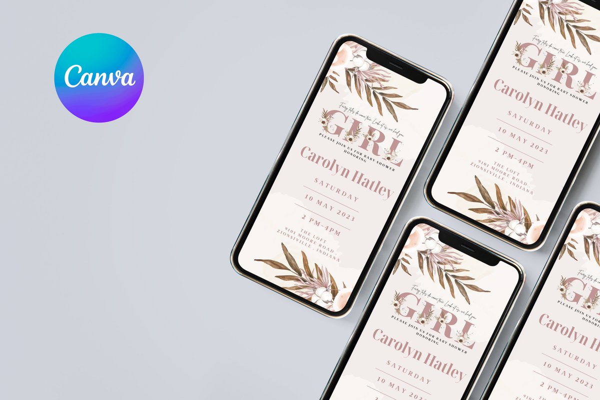 AbsoluteprettyC's tweet photo. Hello, come grab your digital Baby Shower bundle set now with customizable text, photo, and everything else.Canva is simple to use. 
Boho girl is on the way ~❤️

#etsy #etsyuk #etsysellers #etsyus
#etsylover #etsygift #etsy #etsyshop #canva  #bohogirl #bohostyle #bohobride #boho https://t.co/rhWeL8HjdW
