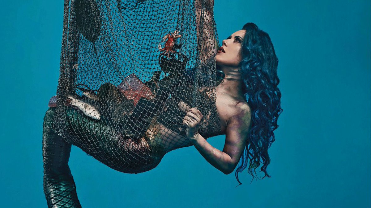 ‘Put yourself in their place’: See Arch Enemy’s Alissa White-Gluz transform into a mermaid for striking new PETA ad. kerrang.com/see-alissa-whi…