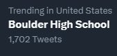 When your high school is trending and you already know why without having to click 😢