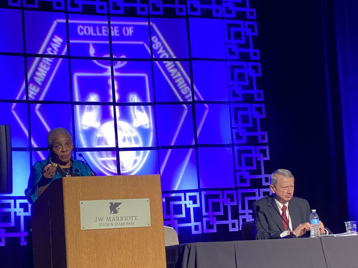 “Social media is a very time and cost effective way to get a conversation happening. It’s not just the people that can fit into a town hall. It can reach hundreds of people. The most important thing we can do is help people feel valued as an individual.” - @DrAlthaStewart #ACP23