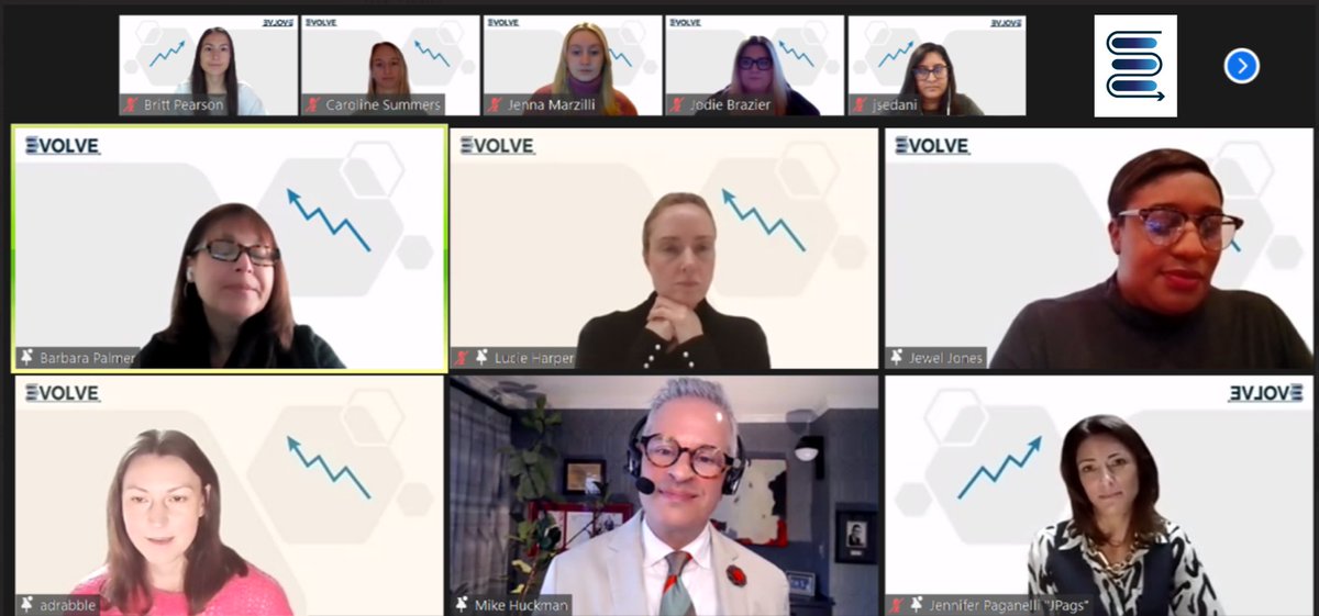 _brittpearson's tweet photo. Our Business Resource Group, Evolve, hosted a panel today on “What I Wish I Knew” w/ senior leaders across @RealChemistry_ ! My favorite insight from the session was “be unique, not necessarily complete,” — @JennPaganelli 

Helping emerging leaders learn &amp; grow #EvolveAlways 💪🏼 https://t.co/ZeTmvGXtDC