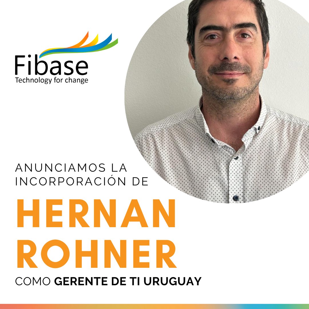 FibaseL's tweet photo. Anunciamos la incorporación de Hernan Rohner como Gerente de TI #Uruguay.
Se encargará de liderar el equipo técnico y la implementación de proyectos. Cuenta con más de 16 años de experiencia en el área de tecnología, telecomunicaciones, retail e infraestructura pública. https://t.co/sB02FoiBXx